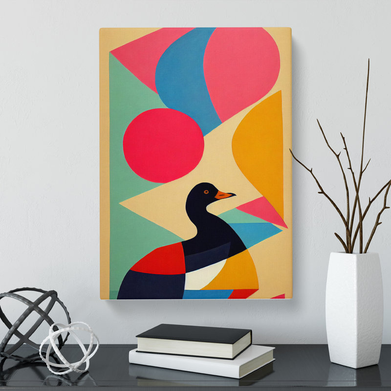 Goose Abstract - Wrapped Canvas, 76cm H x 50cm W x 3cm D