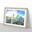Skyline of Warsaw in Poland - Picture Frame Painting Print-56705543-56705542