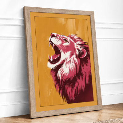 Roaring Lion Modern 1 Piece Single Picture Frame Wall Art