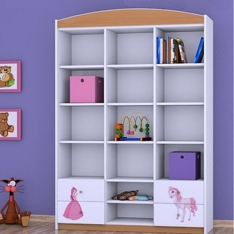 Jerome 183cm H X 132cm W Kids Cube, Natural