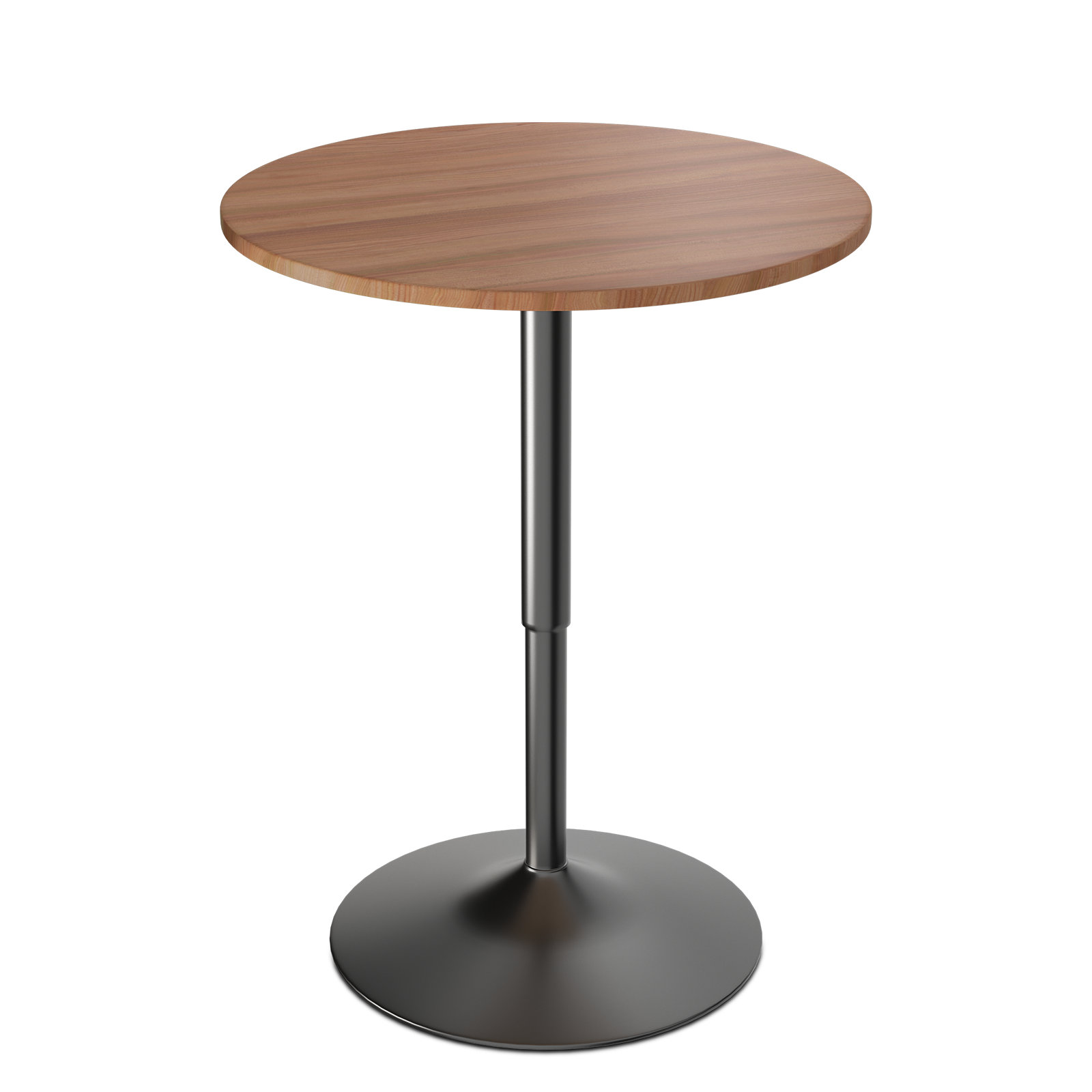 Ebern Designs Height-adjustable Round Dining Table with Swivelling ...