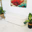Banc blanc Cabana avec rangement