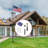 25 Ft. Aluminum Telescoping Flagpole With U.S. Flag And Handcrafted Golden Top Finial
