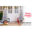 Arbre de Noël 4 pi avec lumières DEL multicolores, 396 pointes, base scintillante, 100 lumières, extrémités en PE / PVC avec pommes de pin - vasque colorée illuminée, décoration des Fêtes facile à assembler