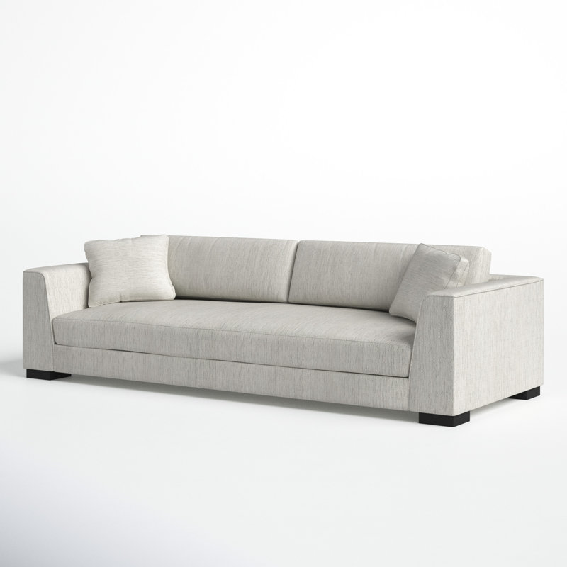 Mindi 99" Modern Upholstered Fabric Sofa