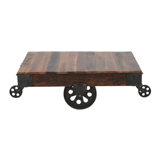 Denyelle Solid Wood Top Coffee Table