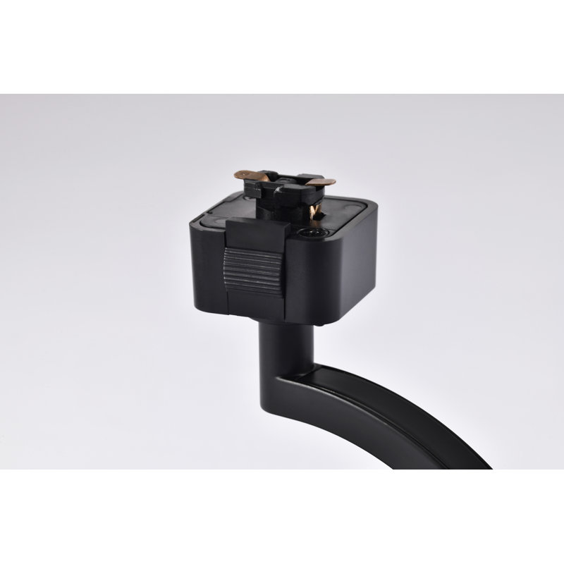 Orb LED Track Head 12 Watt 3000K/4000K/5000K CCT Selectable 36 Degree Beam Angle J-Style White 120 Volt, Black, 24 Degree