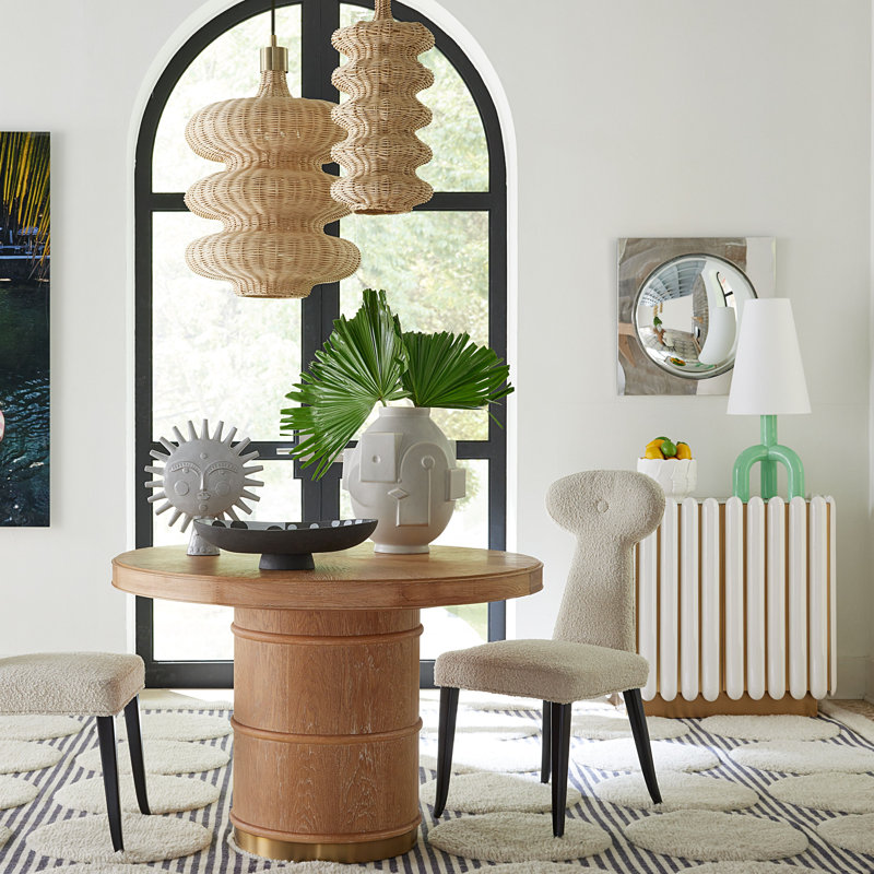 Kiki Accent Cabinet, Ivory/Brass
