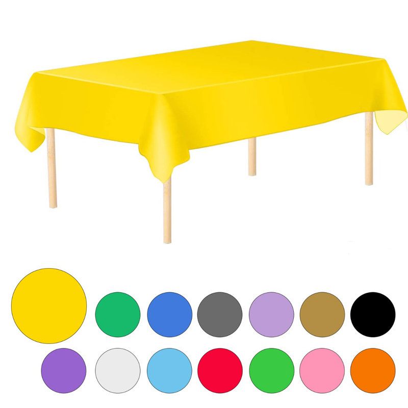 Ebrahim Tablecloth, 137cm W x 274cm L, Yellow