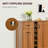 Retro Wine Cabinet For 6 Bottles, Wine Rack Sideboard Serving Bar With Glass Holders And 1 Drawer
