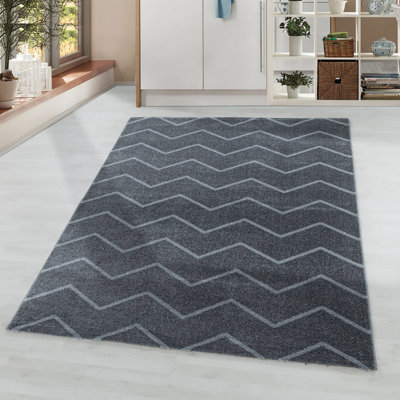 Eustache Solid Colour Flatweave Area Rug