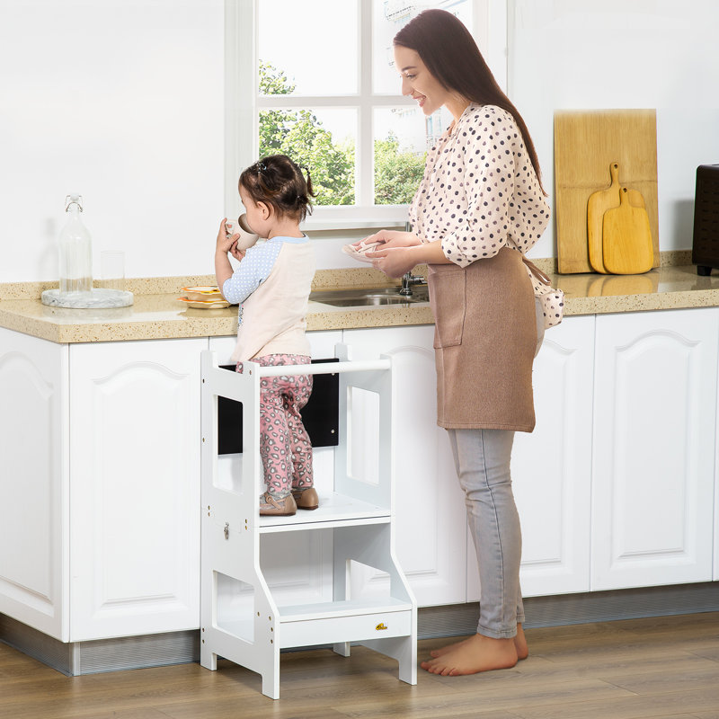 Kaelan White 2 - Step Stool