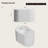 MonBlari 20" X 12" Solid Surface Wall Mounted Sink Matte White-135817974
