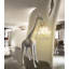 Luminaire de plancher de lustre en cristal girafe