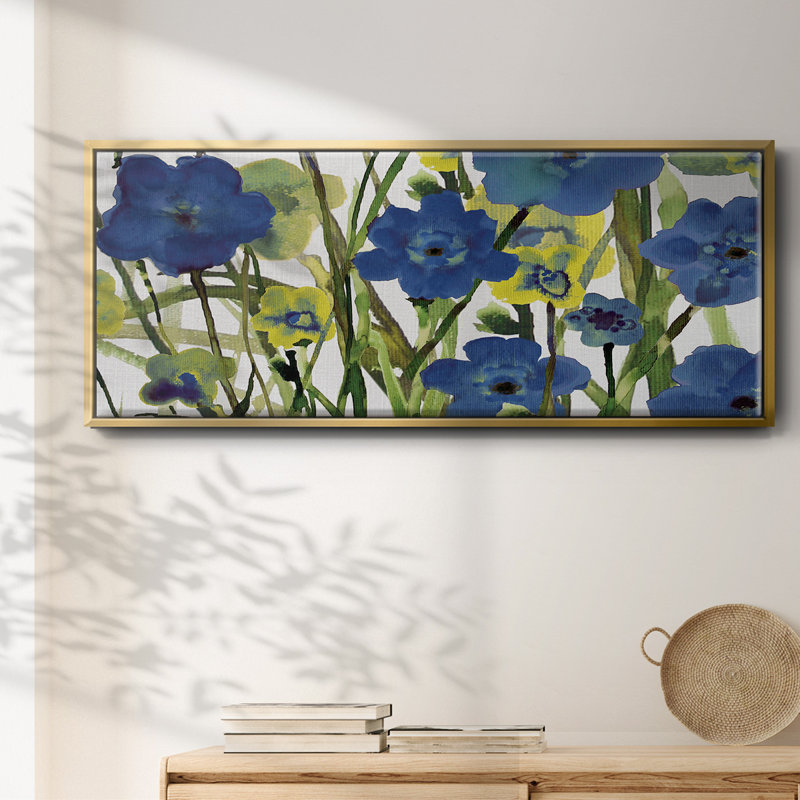 Cueillette de fleurs - Toile encadrée