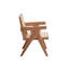 Fauteuil d'appoint ACME Velentina en rotin et finition naturelle