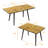 Bushraa Metal Base Dining Table