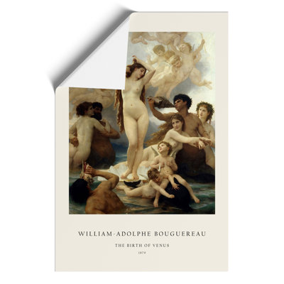 The Birth of Venus Print by William Adolphe Bouguereau - Frameless Print