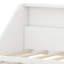 Structure de lit de jour contemporaine avec tiroirs de rangement, tablettes et fonction de chargement-130040343