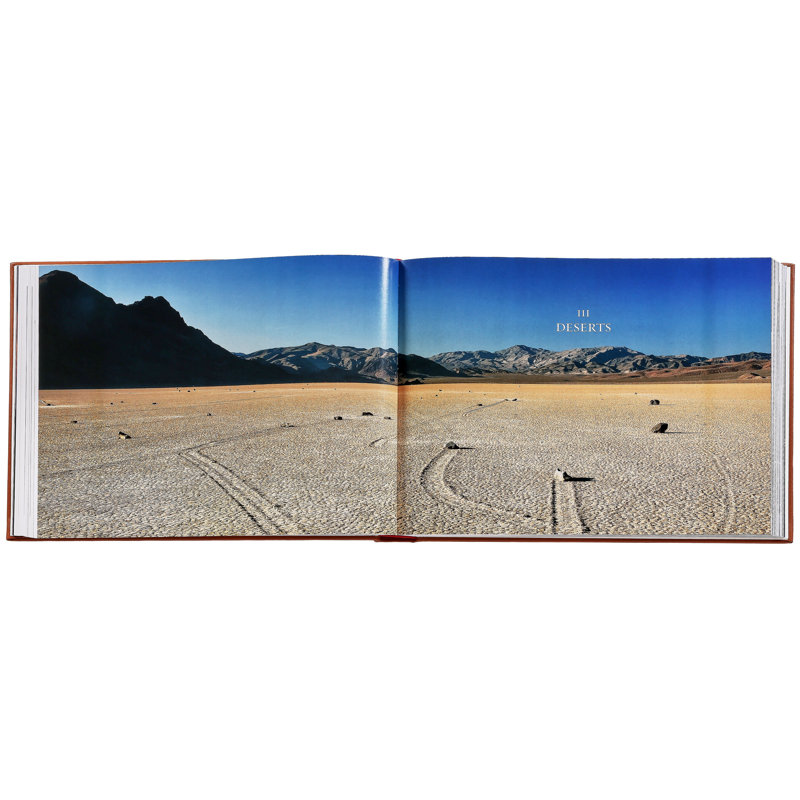 Graphic Image Treasured Lands, CoffeeTable Book, Leather, Tan