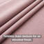 Linen Blackout Eyelet Curtains - Thermal Insulated Room Darkening Window Panels-122906841-122473023