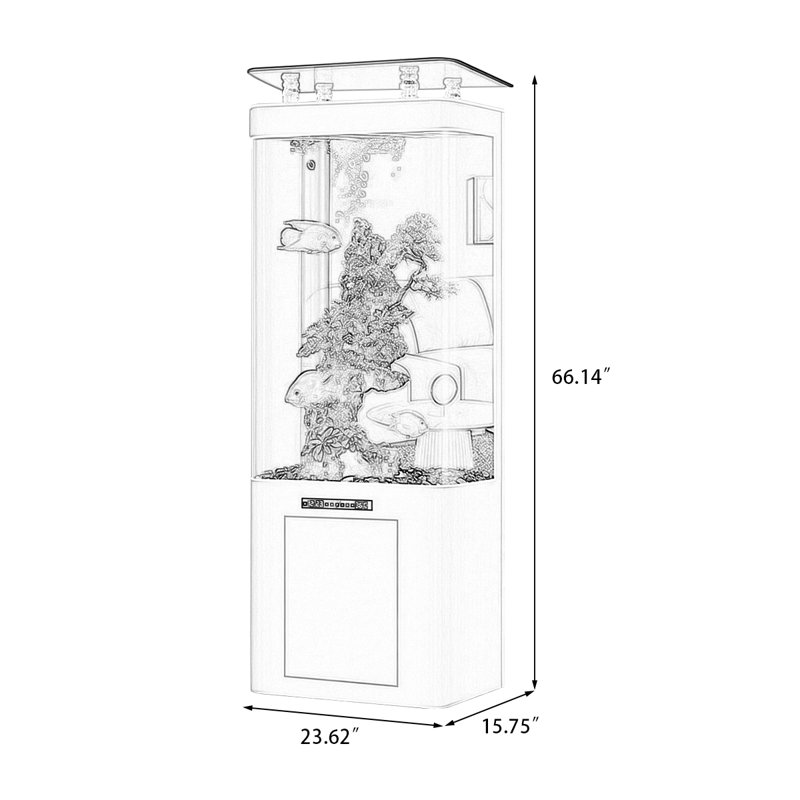 Aquarium 47-57 gallons, 23.62, Gray