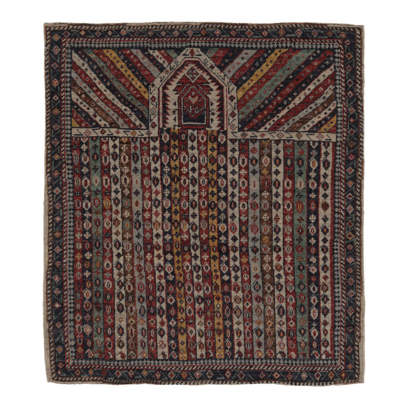 Burano One-of-a-Kind 3'8X4'5 Hand Knotted Area Rug