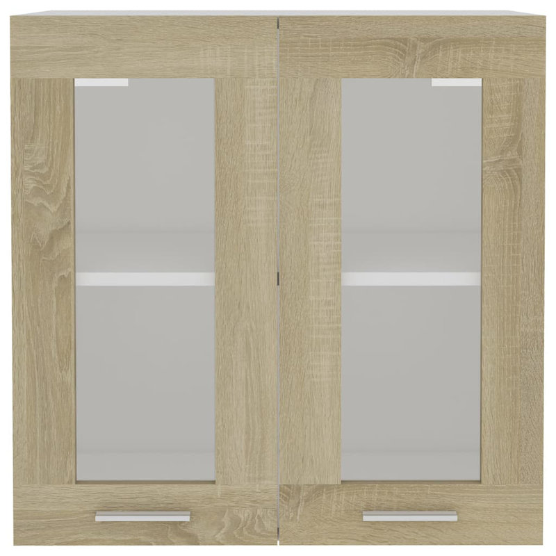Hanging Glass Cabinet Lyon, Brown