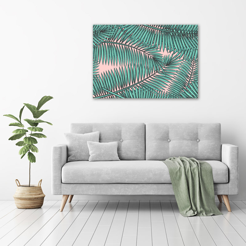 Leaves Of Palm - No Frame Print on Canvas