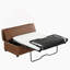Lit escamotable pliant avec lit d'invité convertible et matelas