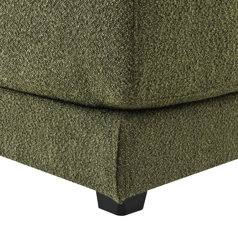 Canapé modulaire Jurinus, Tissu vert