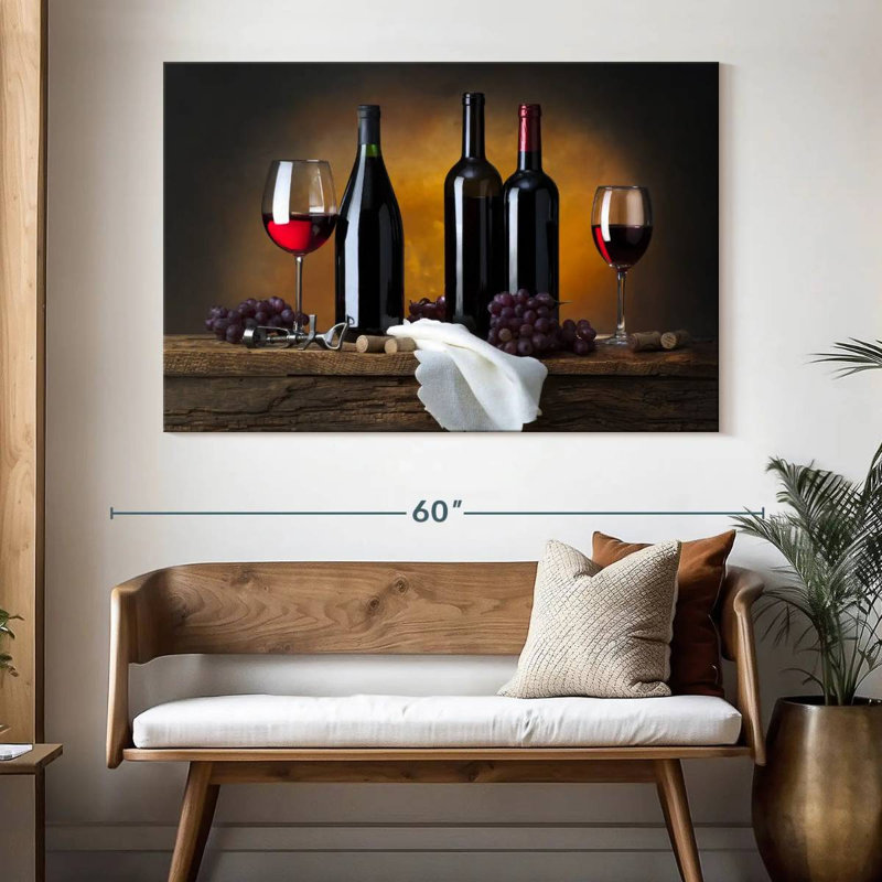 Bottles Of, 34" H x 51" W