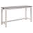 4 Piece Bar Table Set With Power Outlet,Bar Table Set With Chairs,Sofa Bar Table With Stools,Behind Couch Table With 3 Padded Stools-1001834706
