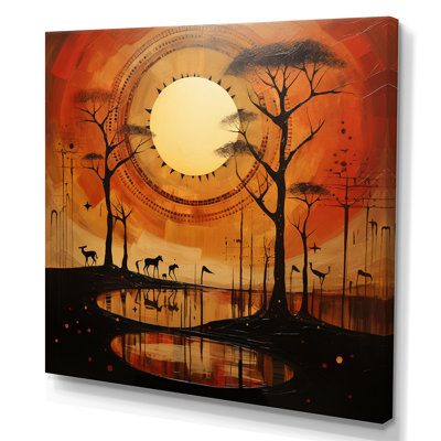 African Savannah Serenade IV sur toile