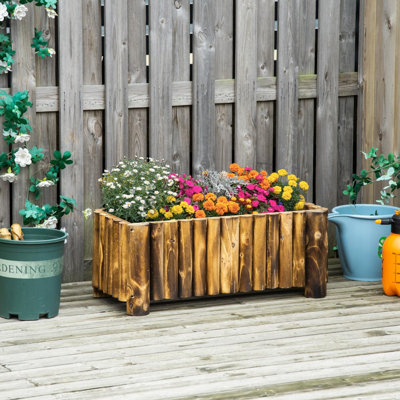 Wood Elevated Planter