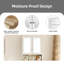 Armoire de rangement pour salle de bain, armoires à pharmacie pour salle de bain avec miroir, 2 tablettes réglables 2 portes + 3 paniers de rangement de style Noël, armoire murale en bois blanc pour la salle de bain