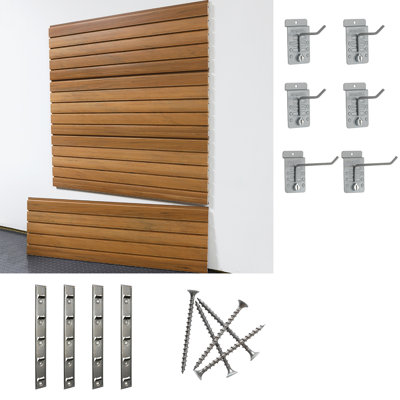 Slatwall Medium Heavy Duty Starter System