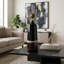 Sagebrook Home 20" Oscar Small Tiger's Eye Stone And Metal Bottle-1079794895