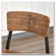 Ensemble de table de bar 3 pièces, ensemble de table de salle à manger à hauteur de comptoir industrielle, chaises et pieds en acier-391581178