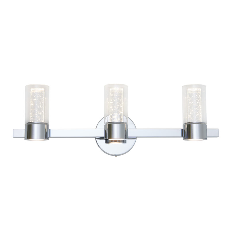 Saule 3 - Light Dimmable LED Vanity Light, Chrome
