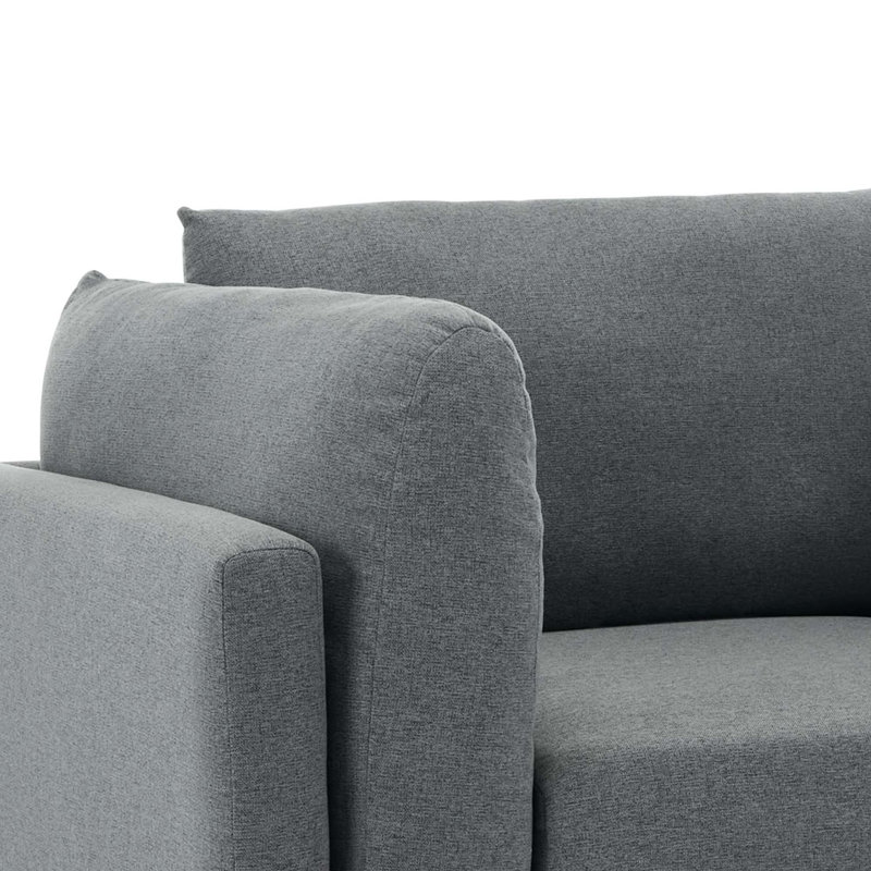 Fauteuil surdimensionné moderne de 50 po de large avec tabouret repose-pieds, canapé simple avec support lombaire, fauteuil d'appoint, fauteuil de lecture pour chambre à coucher, salon