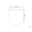Aimilia 47cm Wide Round Pouf Ottoman-1891383338