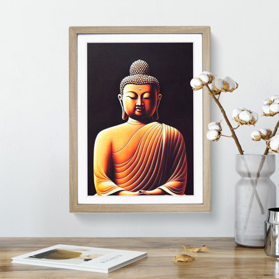 Vibrant Buddha - Single Picture Frame Print