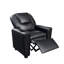 Fauteuil inclinable pour enfants en cuir de polyuréthane noir 23 po avec porte-gobelet Marisa-537246701