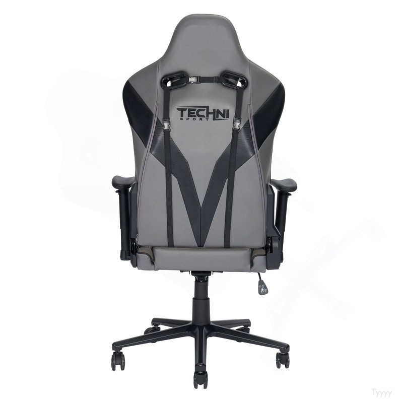 Fauteuil de jeu ergonomique Techni Sport XL, gris