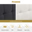 Bakki PU Upholstered Hydraulic Bed With Concealed Headboard Storage, Bed Box Storage-1312679280-1339353378