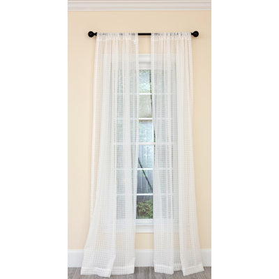 Ressie Sheer Curtain Single Panel