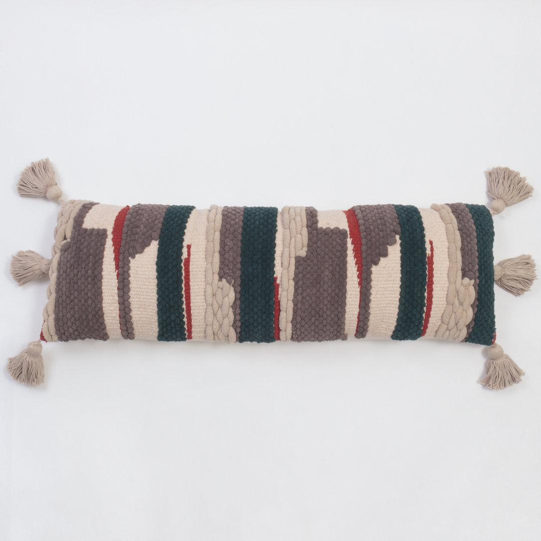 Chellie Extra Long Rectangular Cotton Pillow Cover & Insert Amity Home