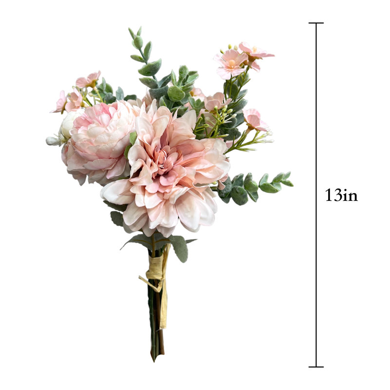 Arrangement floral faux dahlia