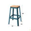 Tabouret de bar décontracté 1pc